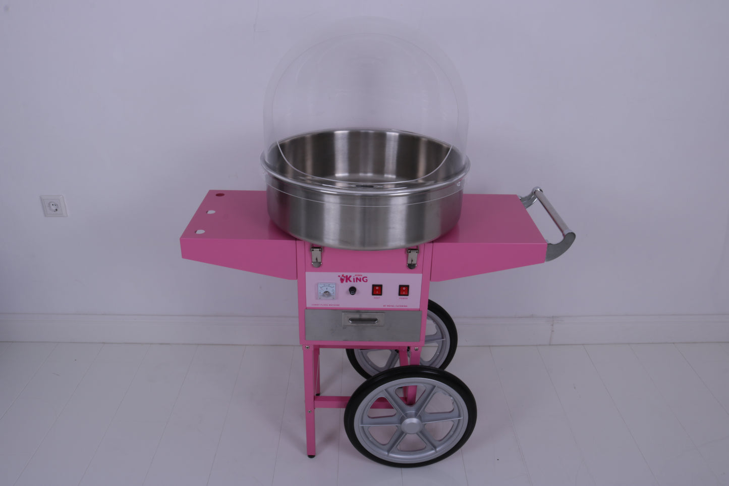 Bild von Zuckerwattenmaschine mit Wagen MIETEN