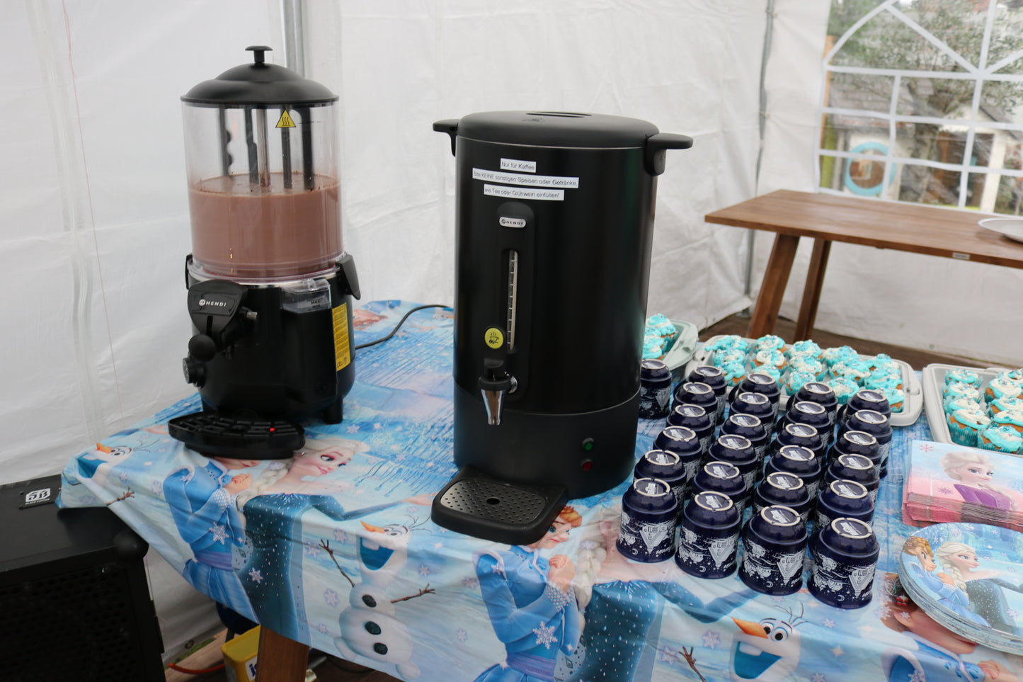 Kakao-Dispenser Schokoladendispenser 10 Liter MIETEN Heiße Schokolade