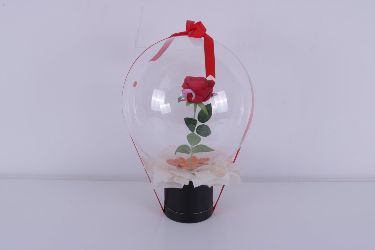 Bild von Ballongeschenke Flower Bubble Geschenk Geburtstag Hochzeit MIETEN
