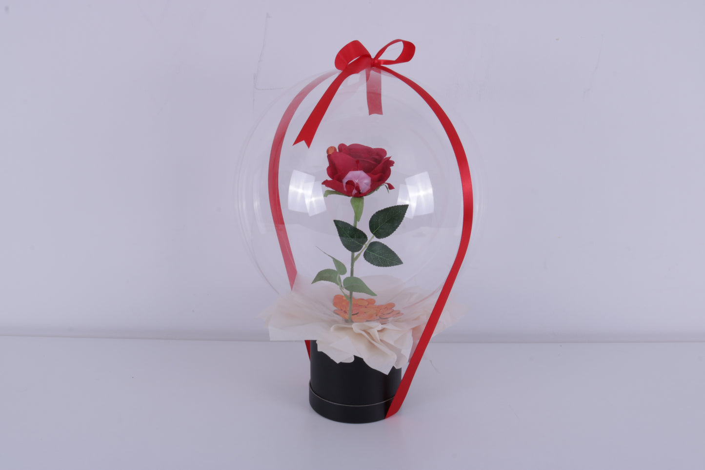 Ballongeschenke Flower Bubble Geschenk Geburtstag Hochzeit MIETEN
