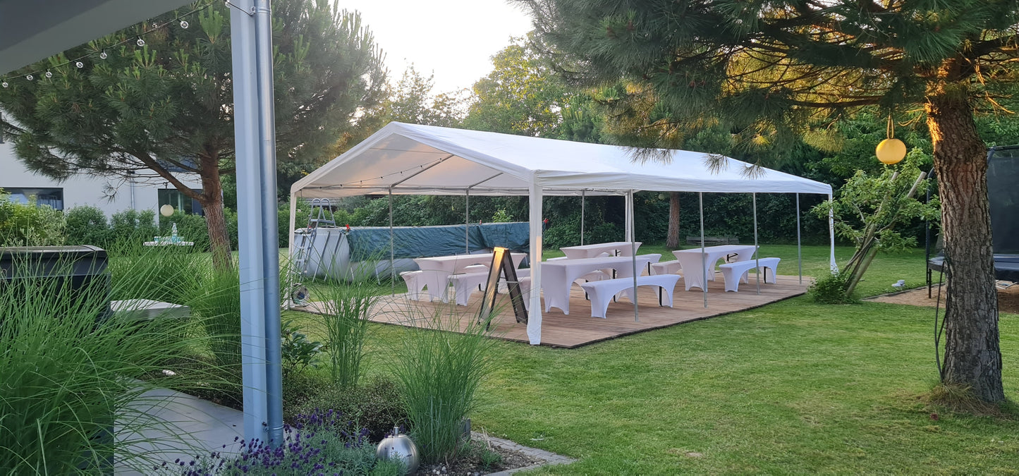 Professionelles Festzelt 5m x 10m MIETEN Partyzelt Pavillon Zelt Zeltbau