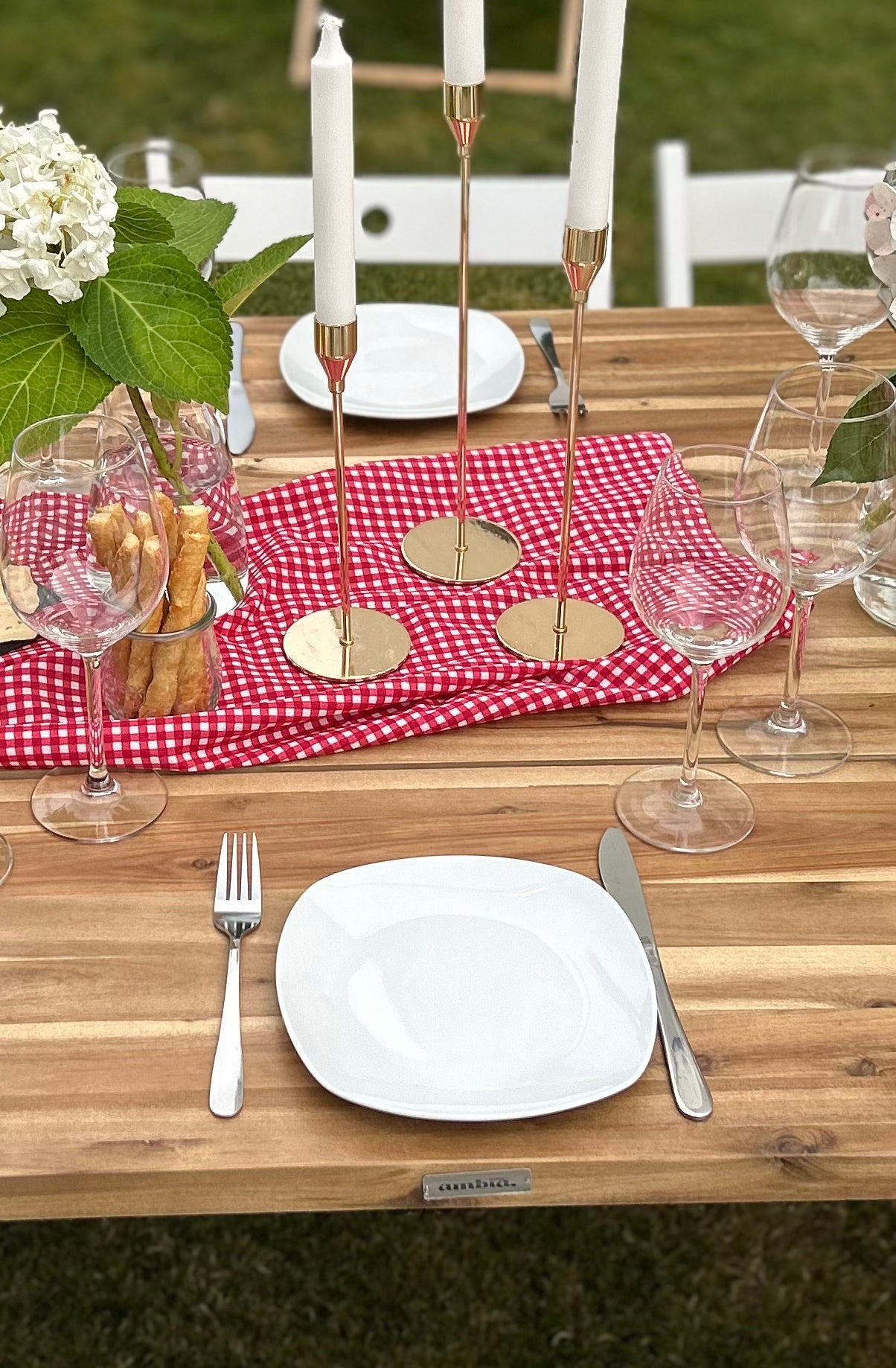 Bild von Gabel & Messer MIETEN Besteck Gedeck Löffel