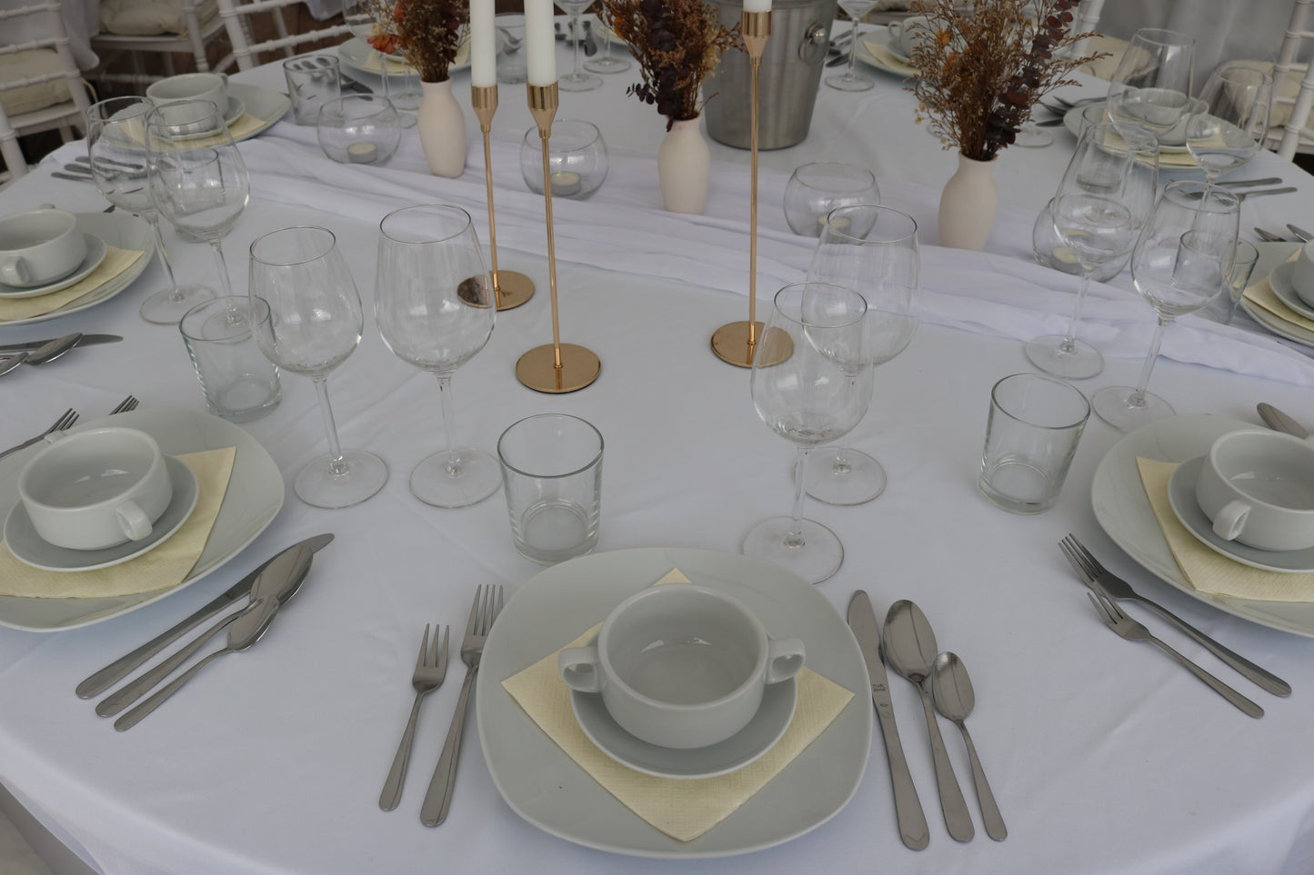 Bild von Kuchengabel MIETEN Besteck Gedeck Löffel Gabel Messer