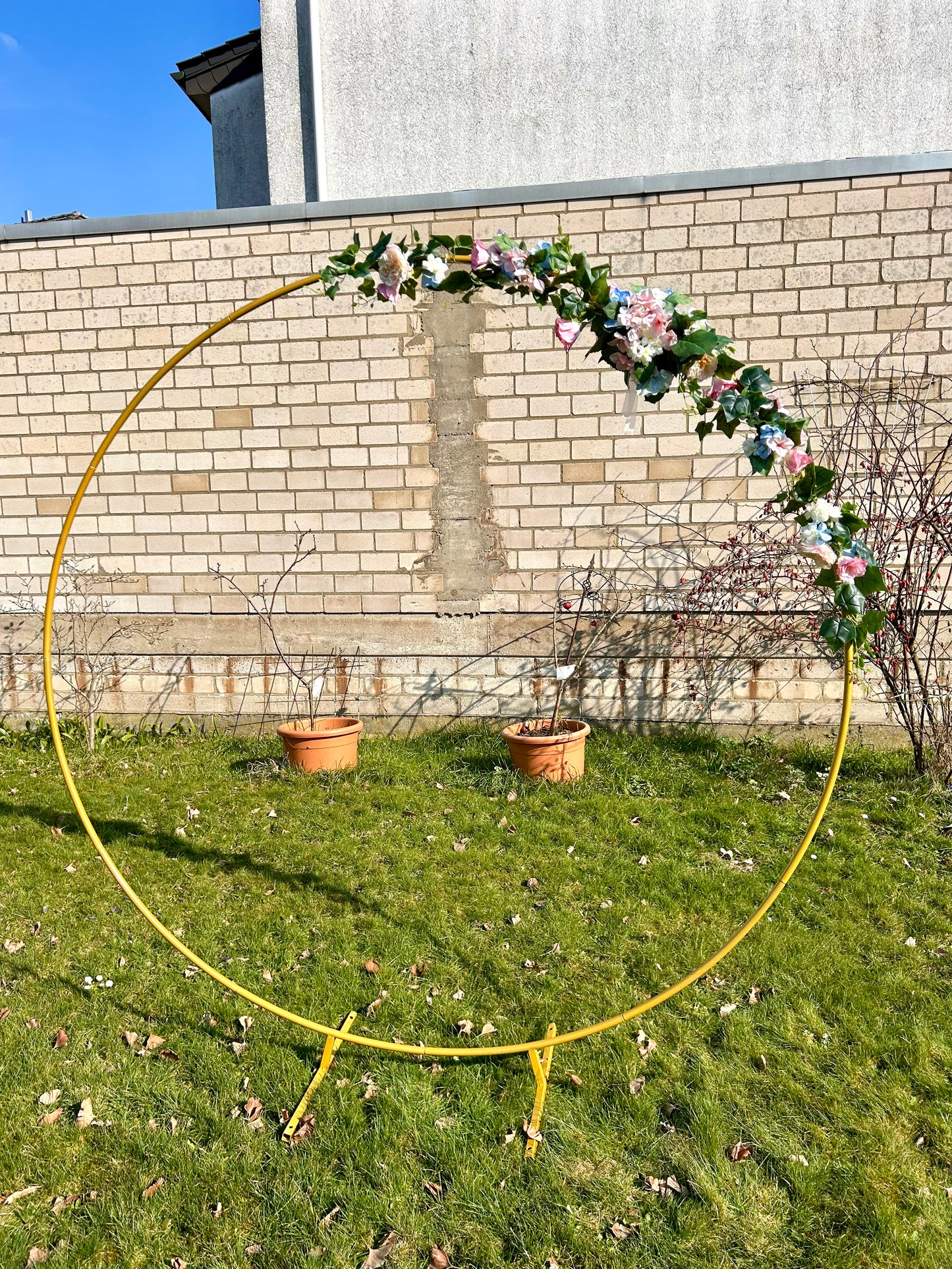 Ballonbogen / Traubogen Gestell Oval (Halbkreis/Tor) MIETEN Hochzeit Geburtstag Jubiläum