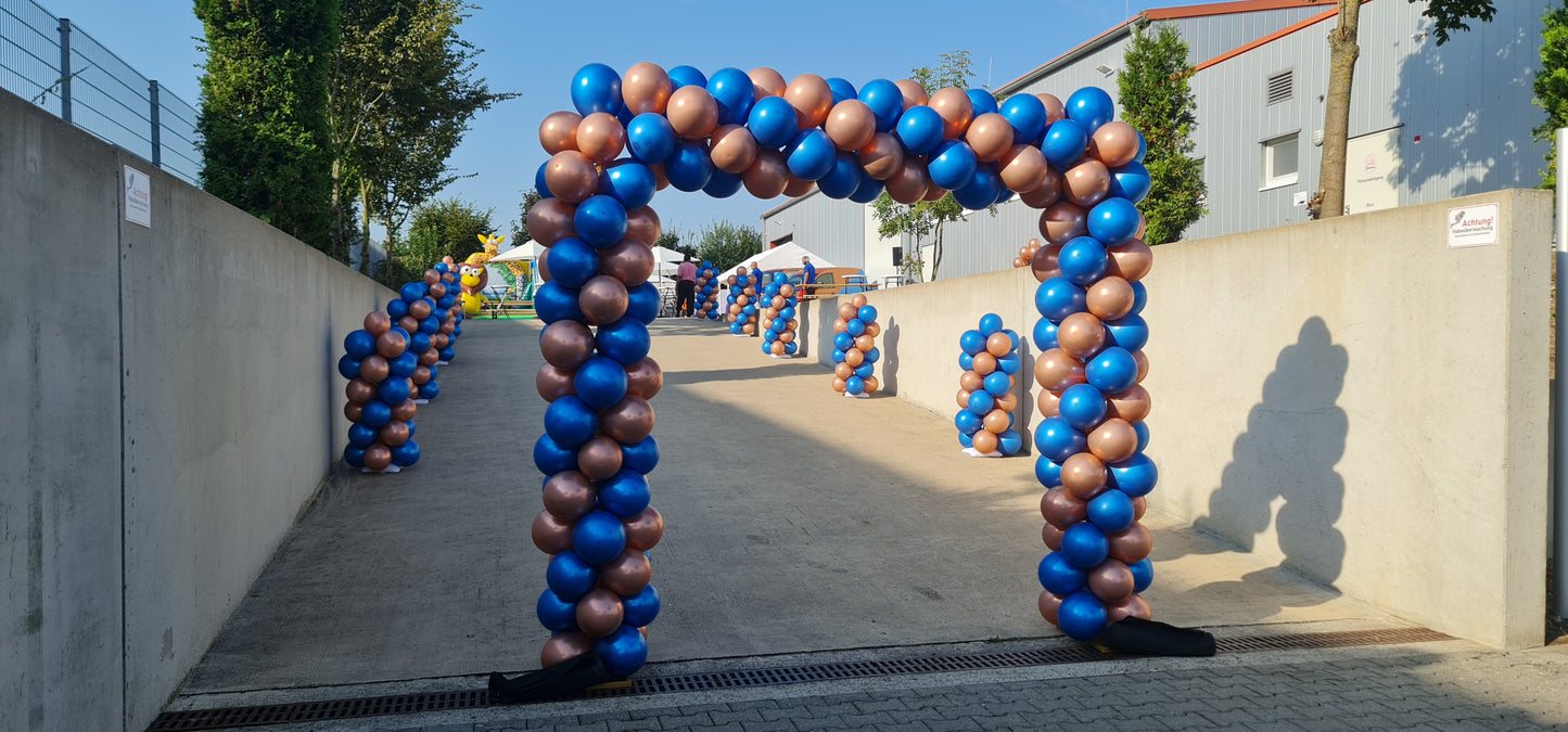 6m Ballongirlande für Ballonbogen MIETEN Hochzeit Geburtstag Jubiläum