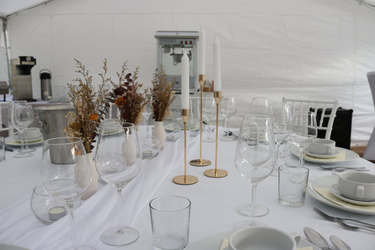 Bild von Kerzenständer (Gold), 3er Set MIETEN 