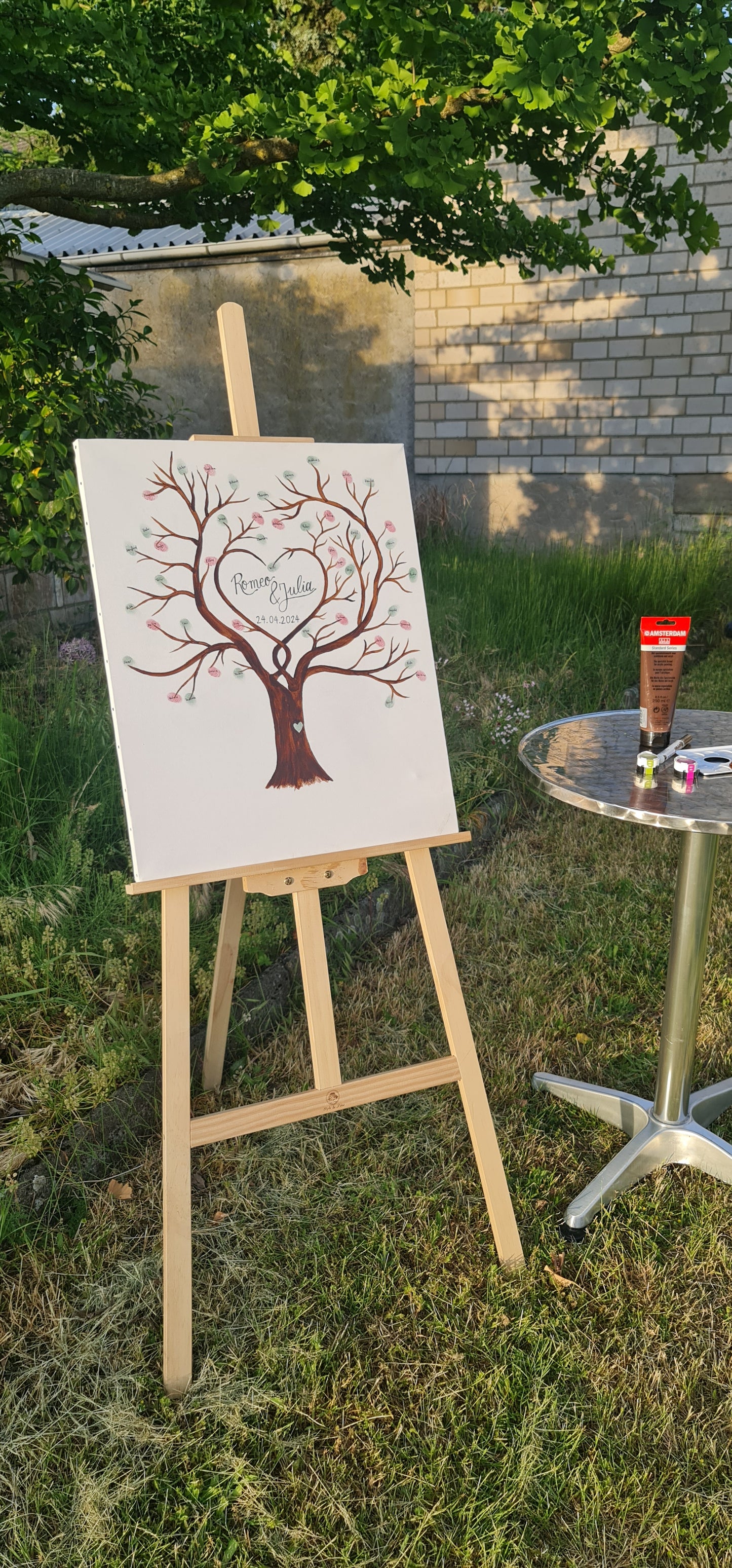 Große Staffelei (für Leinwände, Schilder, Tafel usw.) MIETEN