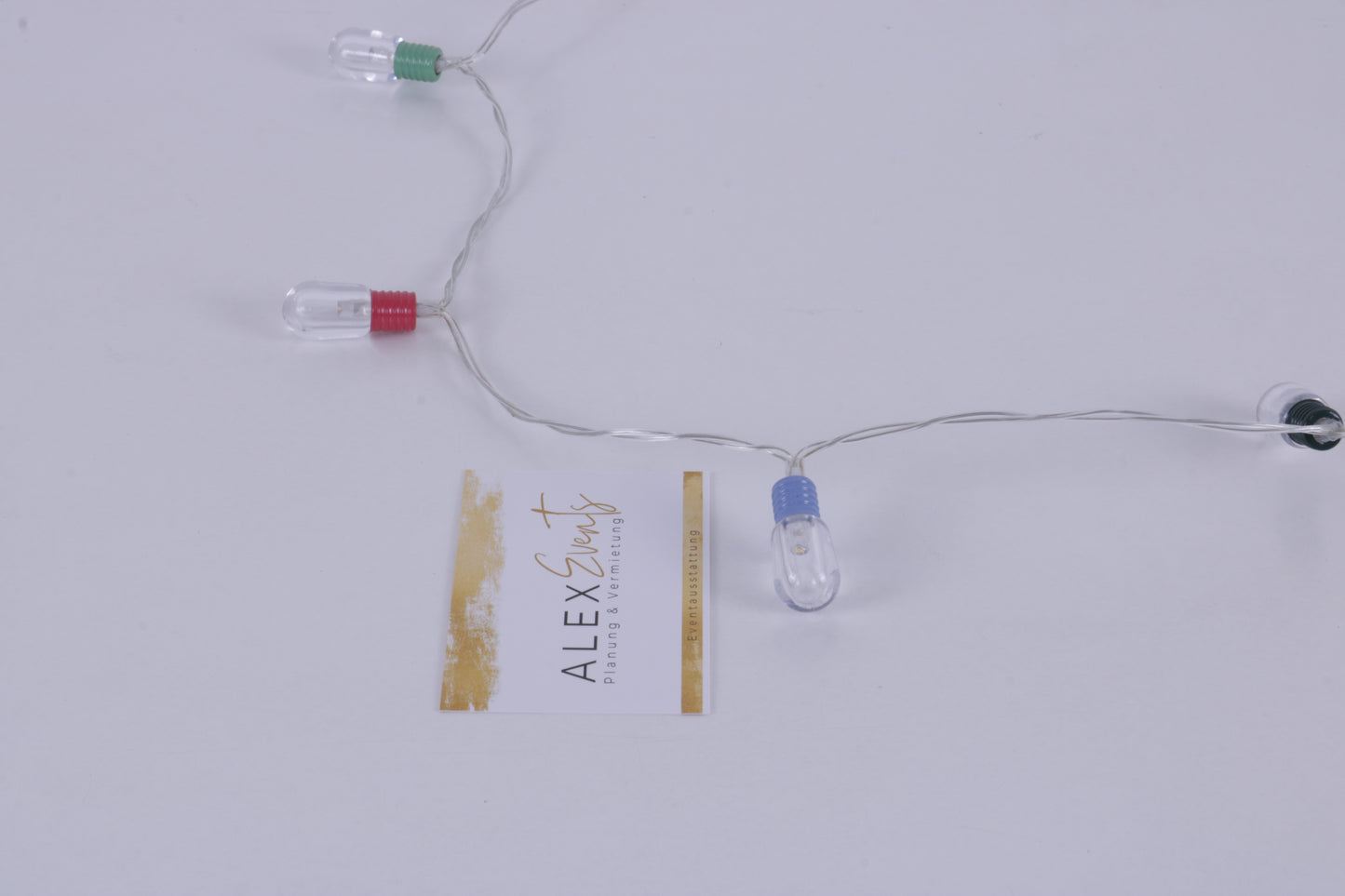 Lichterkette batteriebetrieben (Warm-Weiß) MIETEN