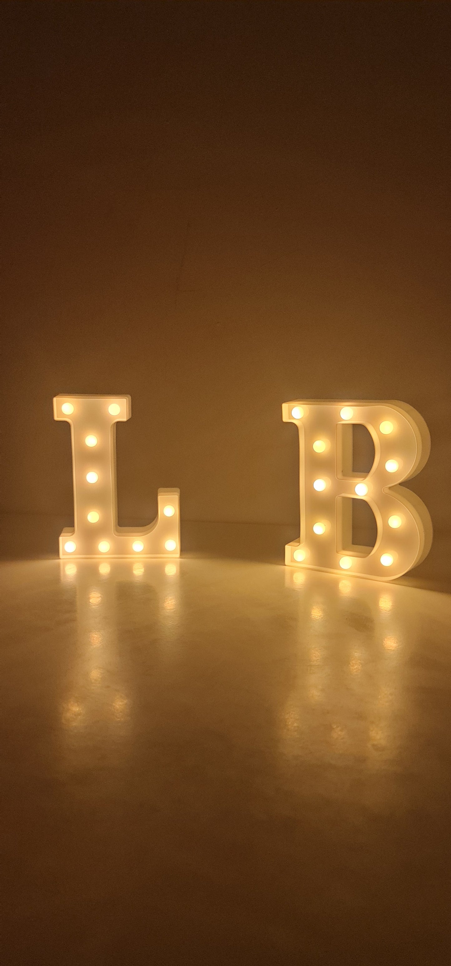 Bild von LED Buchstaben MIETEN 