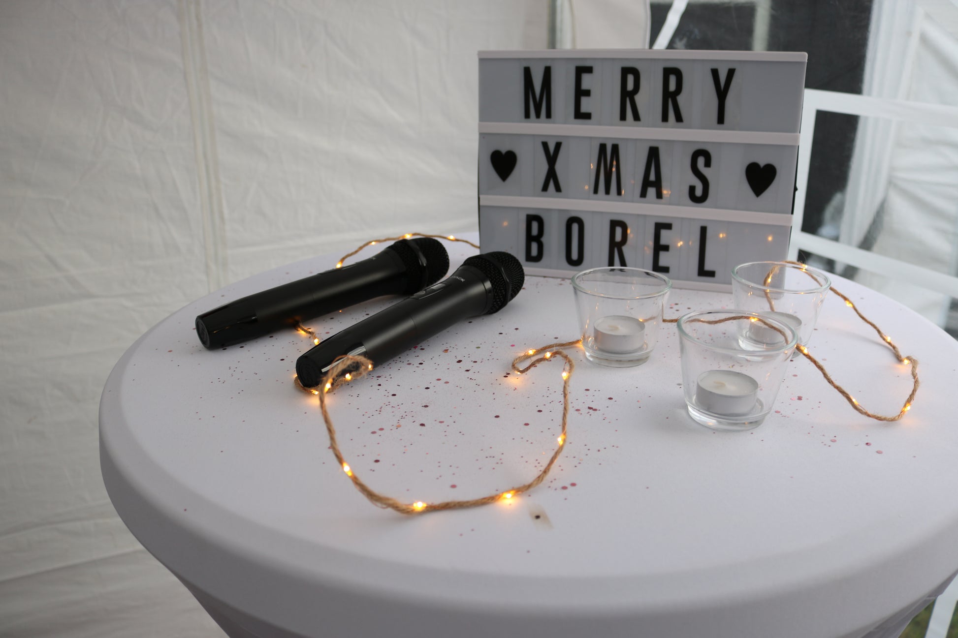 Bild von LED Lichtbox individuell beschreibbar MIETEN 