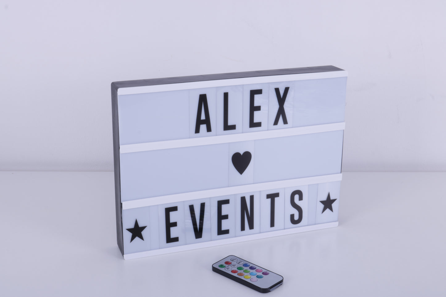 LED Lichtbox individuell beschreibbar MIETEN