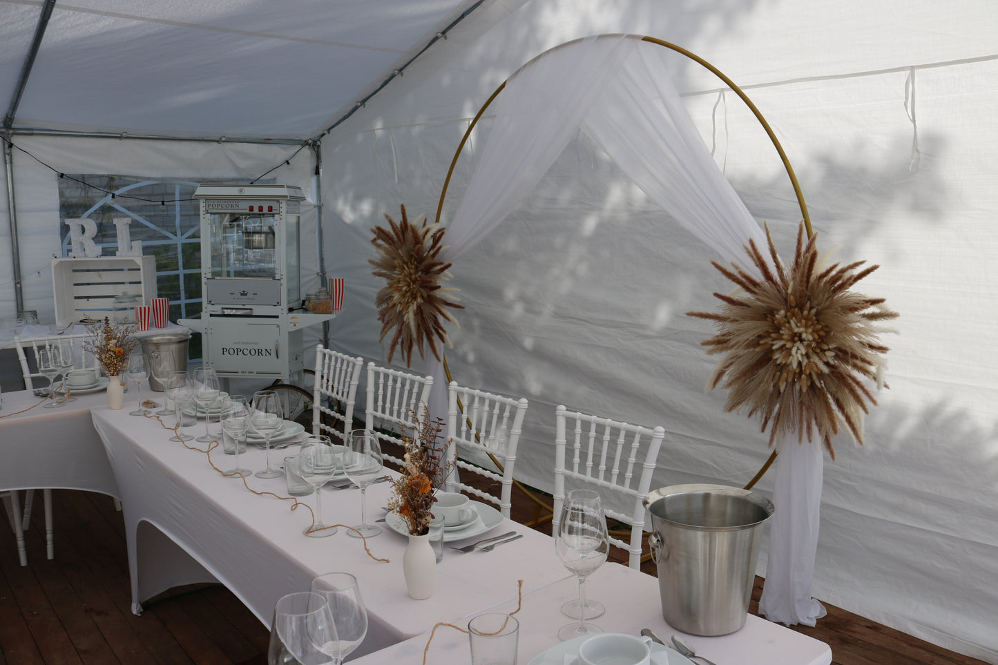 Ballonbogen / Traubogen Gestell Rund MIETEN Hochzeit Geburtstag Jubiläum