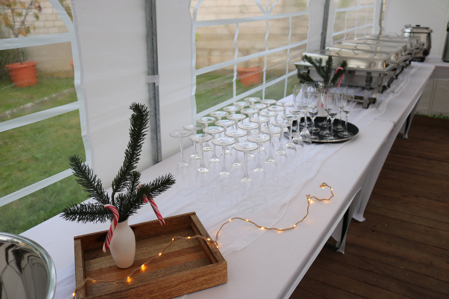 Kordel-Lichterkette batteriebetrieben MIETEN