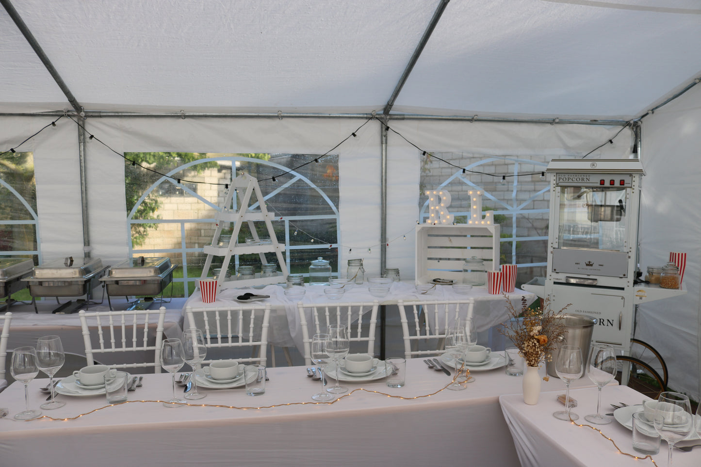 Kordel-Lichterkette batteriebetrieben MIETEN