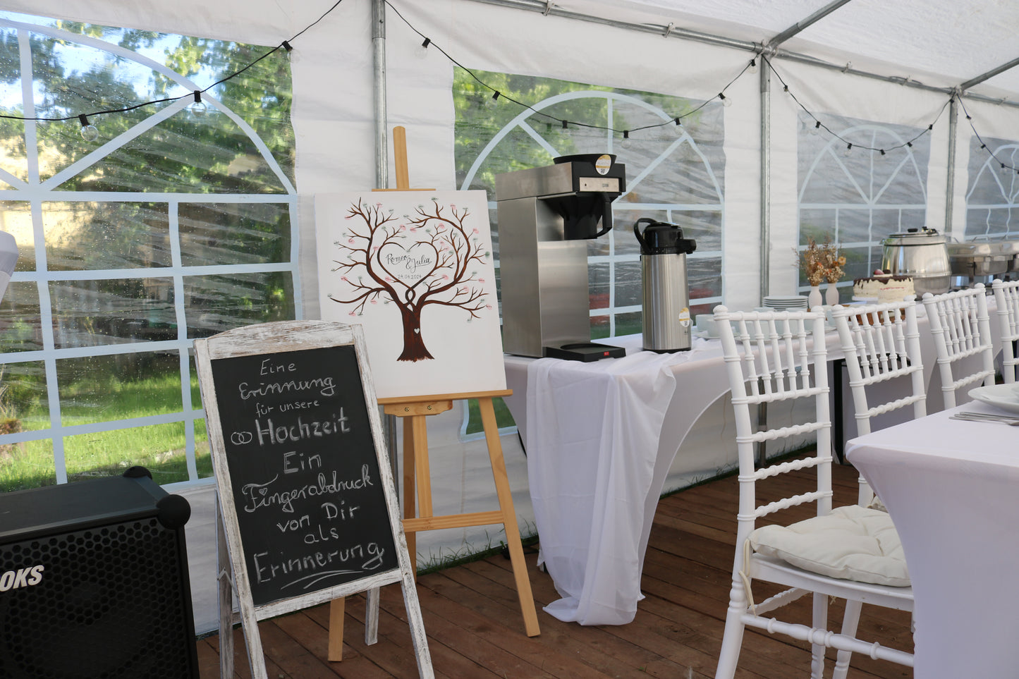 Bild von Kleine Aufstelltafel, einseitig (Kreide beschreibbar) MIETEN 