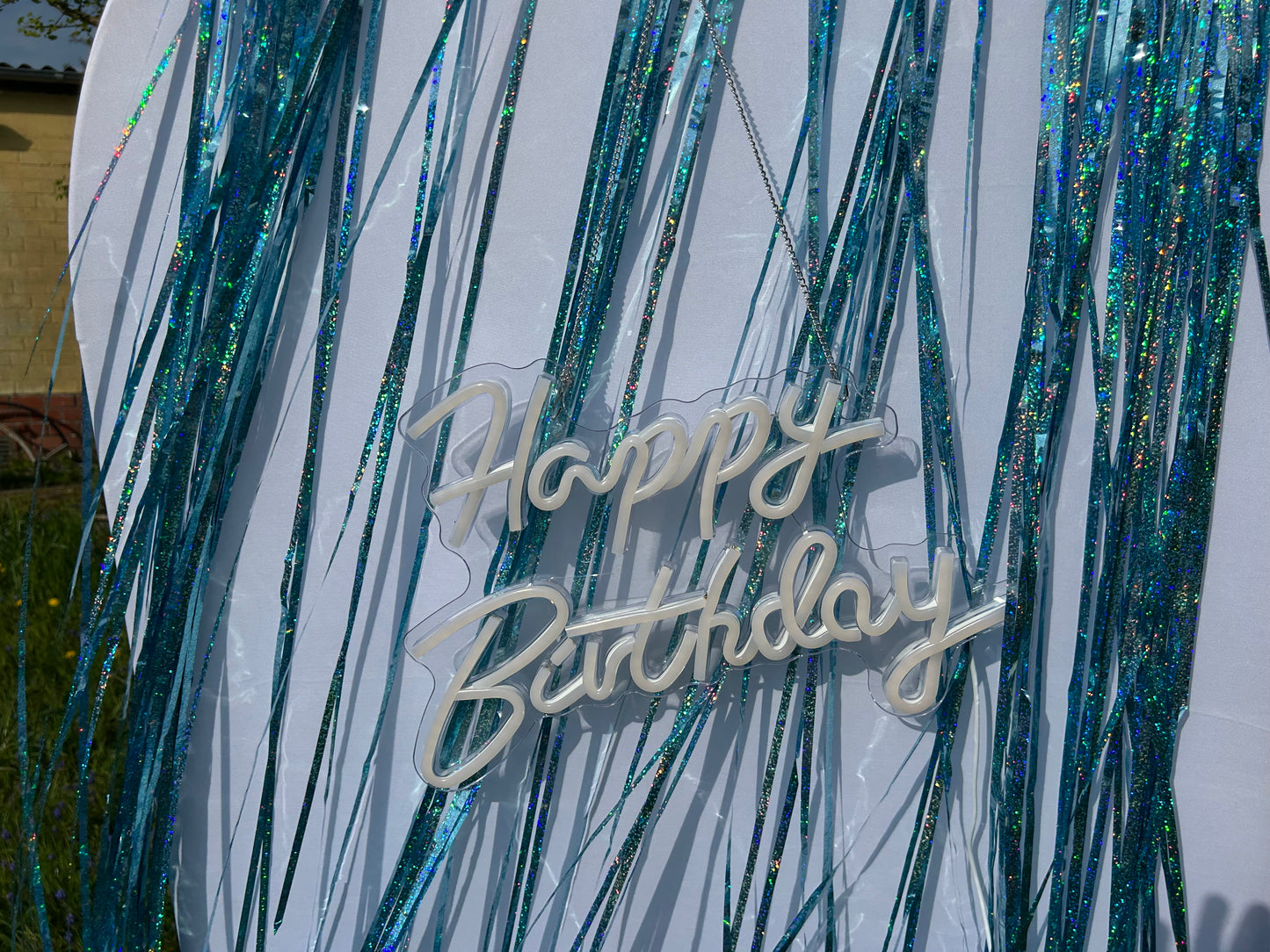 LED Neonschild "Happy Birthday" MIETEN