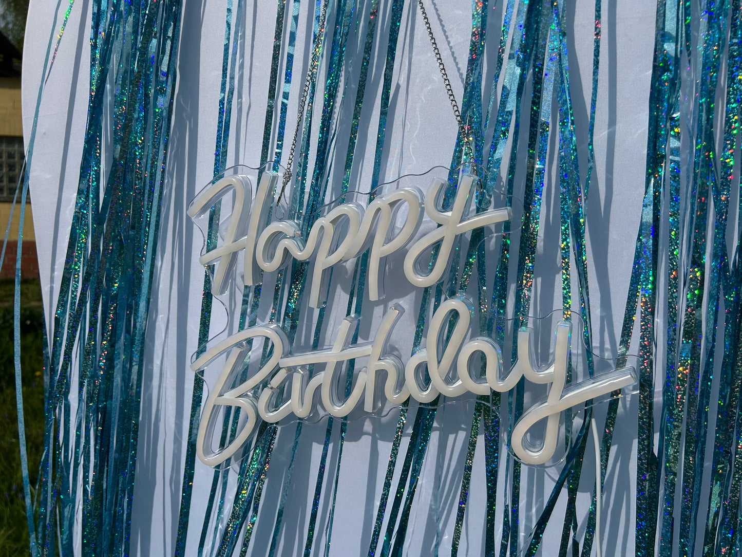 LED Neonschild "Happy Birthday" MIETEN