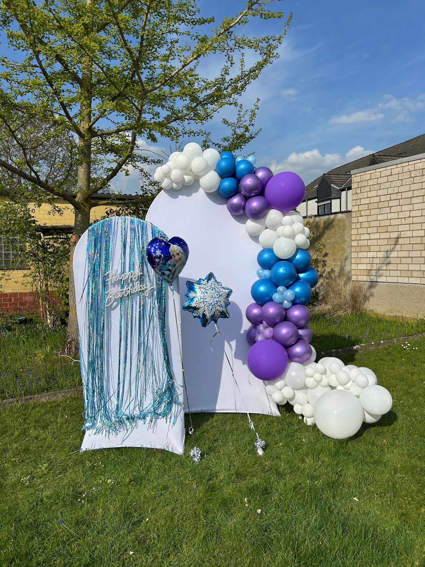 Ballonwand (3 Ballonbögen in verschiedenen Größen) MIETEN