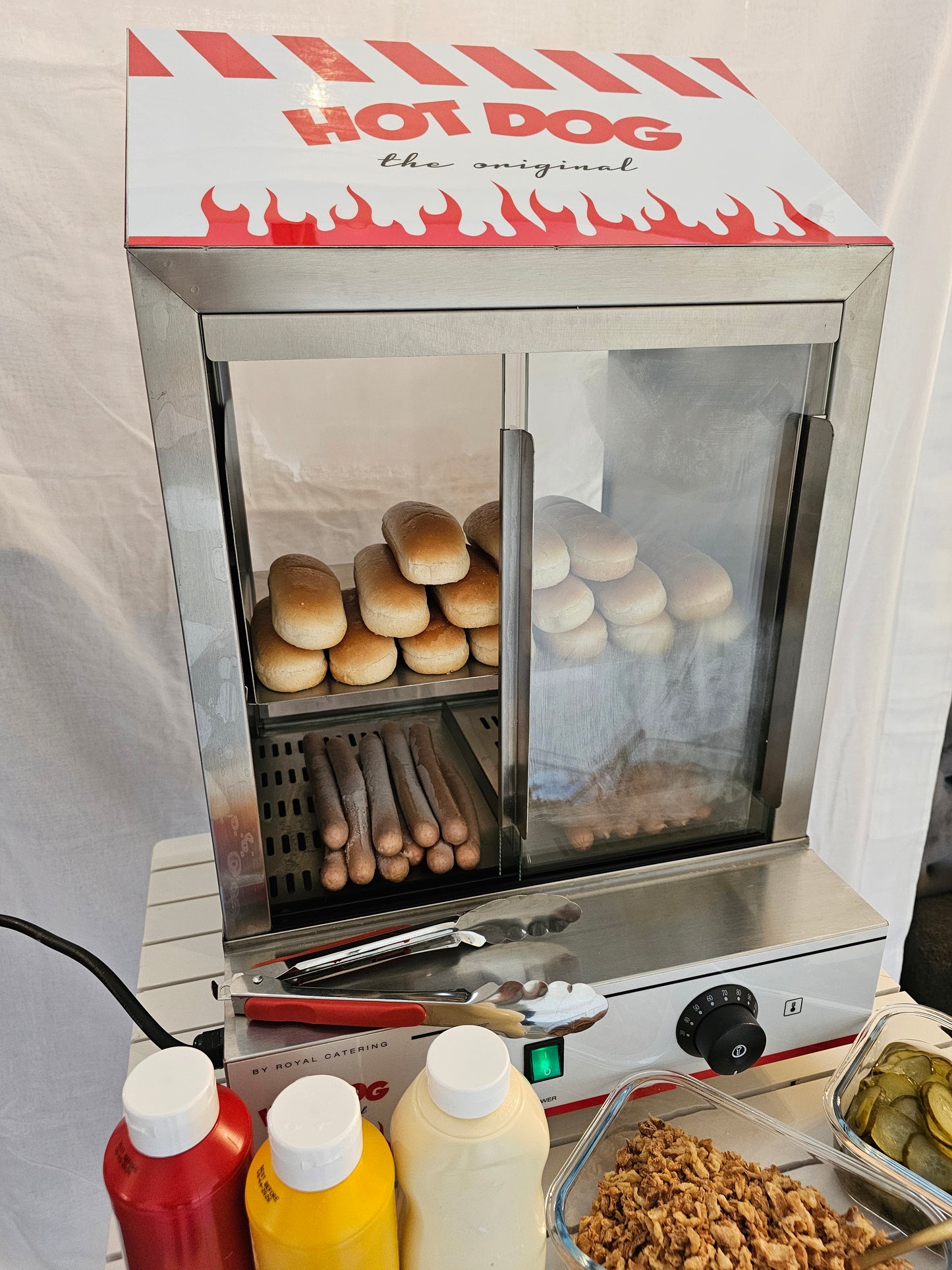 Hot-Dog Ofen für Würstchen & Brötchen  MIETEN