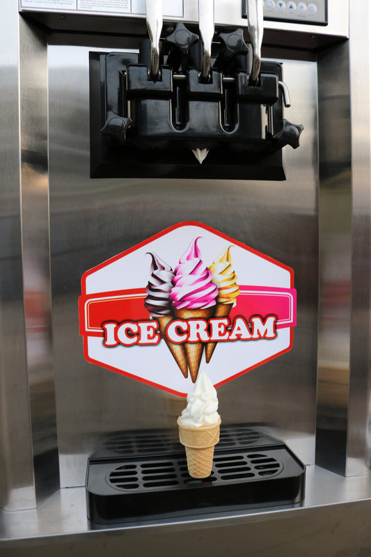 Bild von Professionelle Gastro Softeismaschine 23L/Std MIETEN Eismaschine