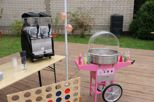 Bild von Zuckerwattenmaschine mit Wagen MIETEN 
