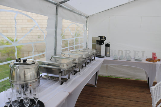 Bild von Speisenwärmer Chafing-Dish MIETEN Warmhalter Essen Stövchen