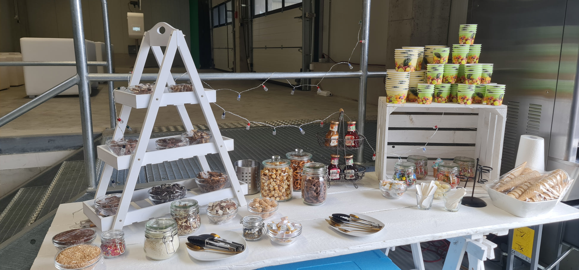 Bild von Frozenjogurt- oder Softeis-Bar Komplettpaket 180 Personen MIETEN 