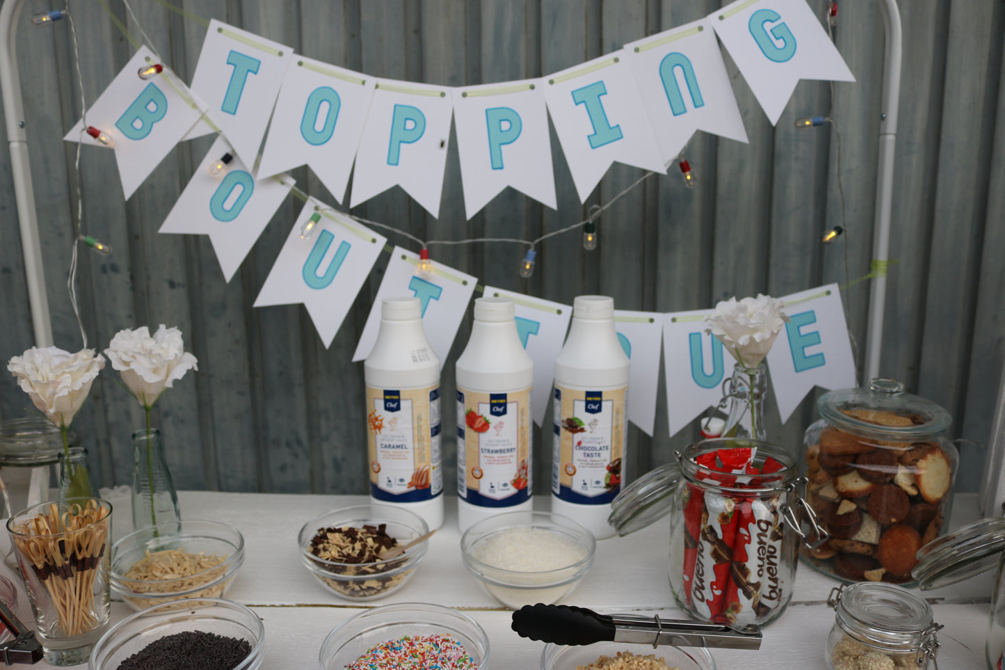 Frozenjogurt- oder Softeis-Bar Komplettpaket 180 Personen MIETEN