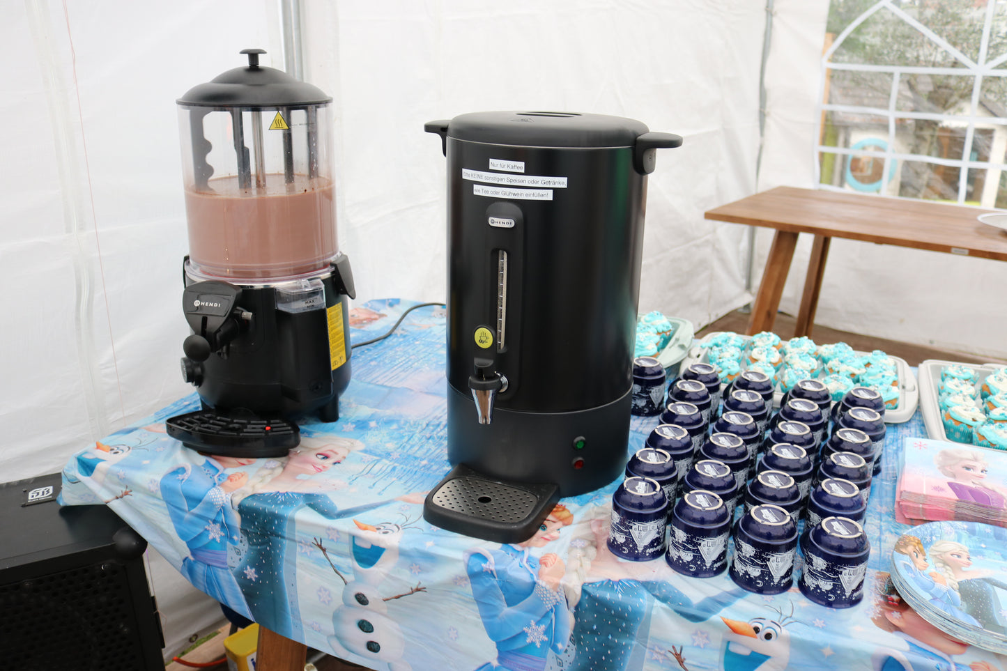 Kakao-Dispenser Schokoladendispenser 10 Liter MIETEN Heiße Schokolade