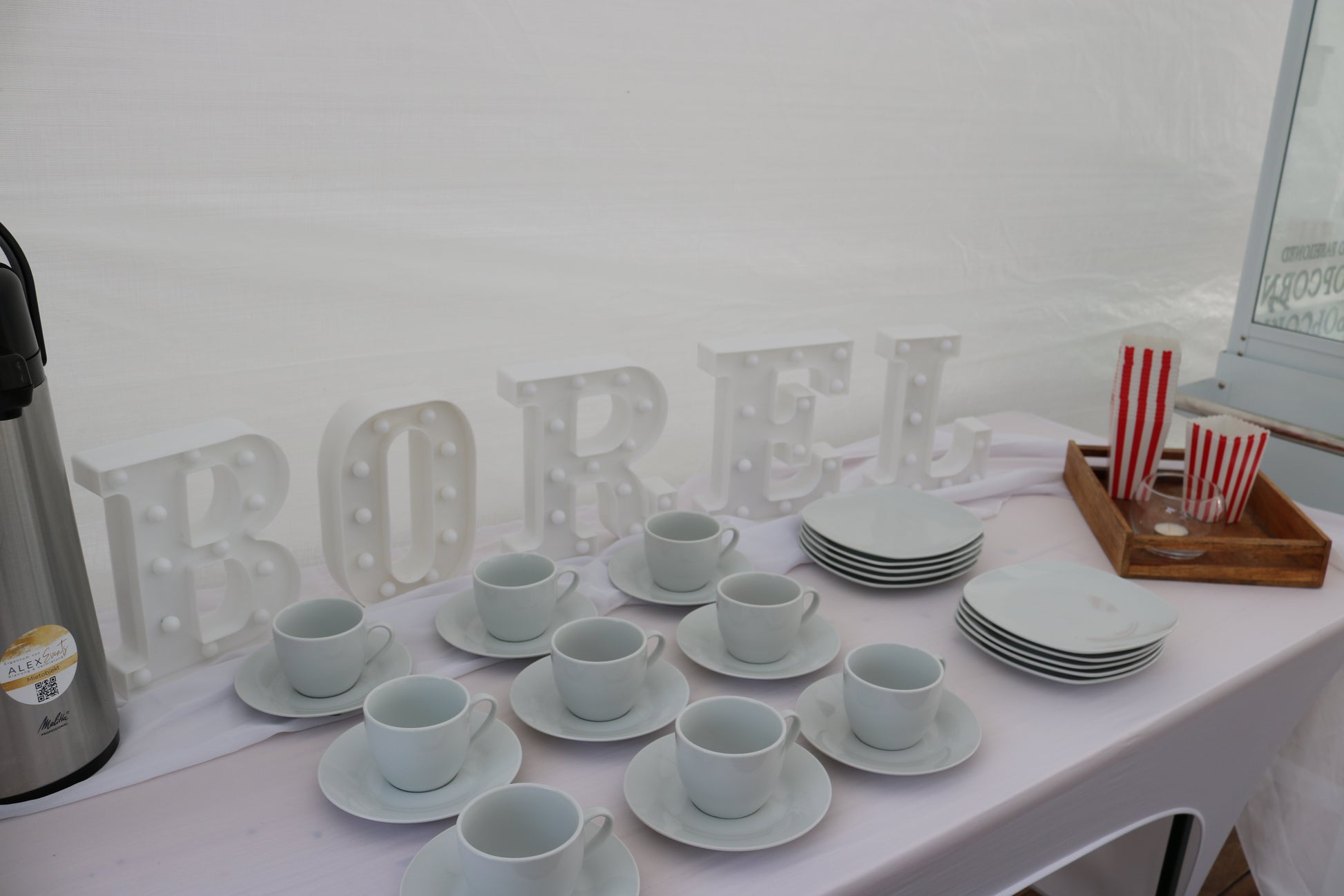 Bild von Kaffeetasse 0,15 Liter & Untertasse MIETEN Tassen Porzellan Gedeck