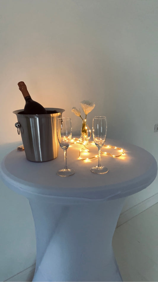 Bild von Sektkühler Edelstahl gebürstet MIETEN Sektempfang