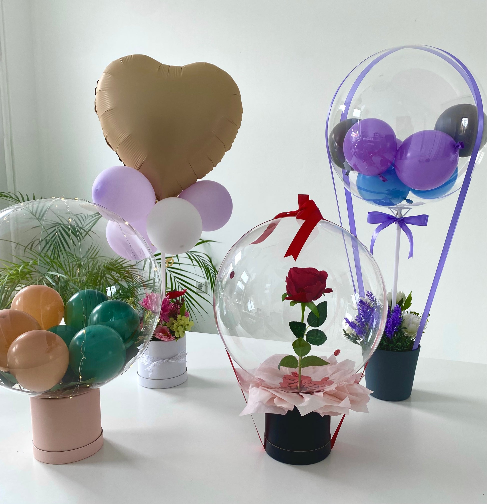Bild von Ballongeschenke & Verpackungsballon I Ballonbouquet Bubble Ballon MIETEN 