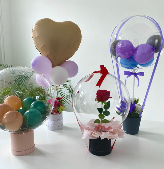 Bild von Ballongeschenke & Verpackungsballon I Ballonbouquet Bubble Ballon MIETEN 