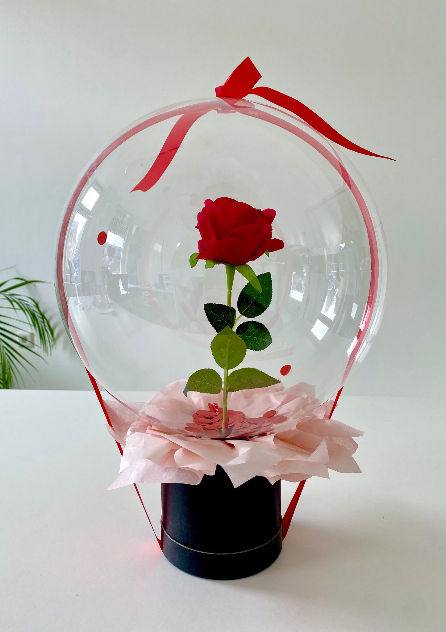 Ballongeschenke & Verpackungsballon I Ballonbouquet Bubble Ballon MIETEN