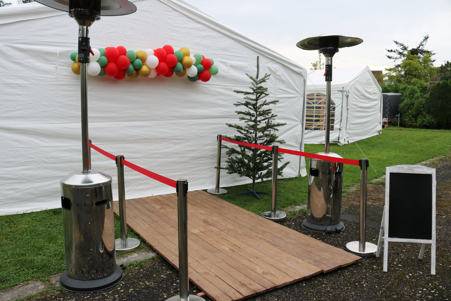 Personenleitsystem 2 Stück (Gurtpfosten) MIETEN