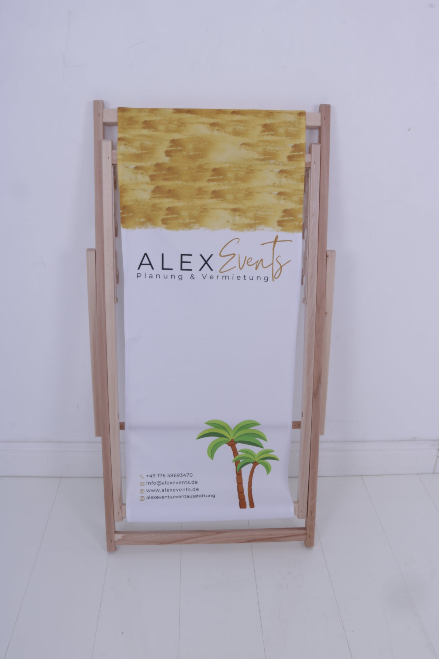 Liegestuhl in "Alex Events" Optik MIETEN Beachparty