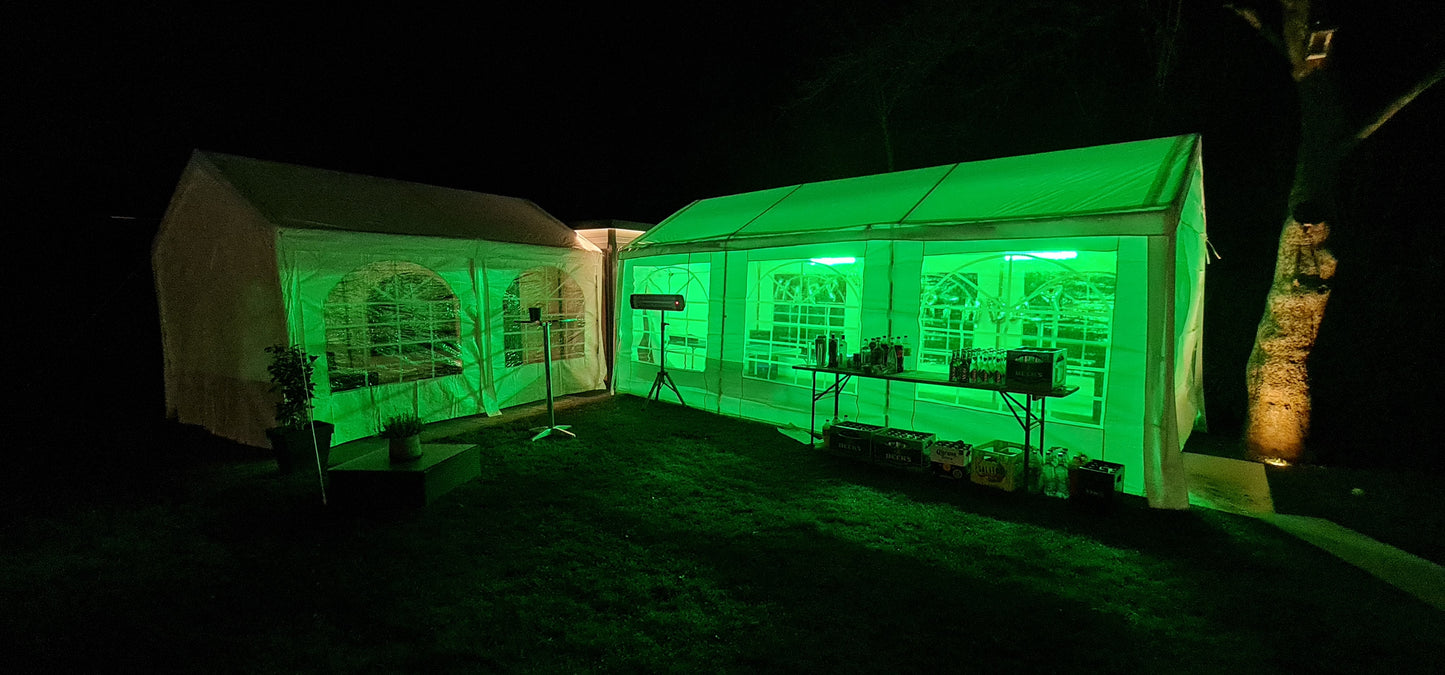 LED Lightbar mit RGB Funktion MIETEN Zeltbeleuchtung