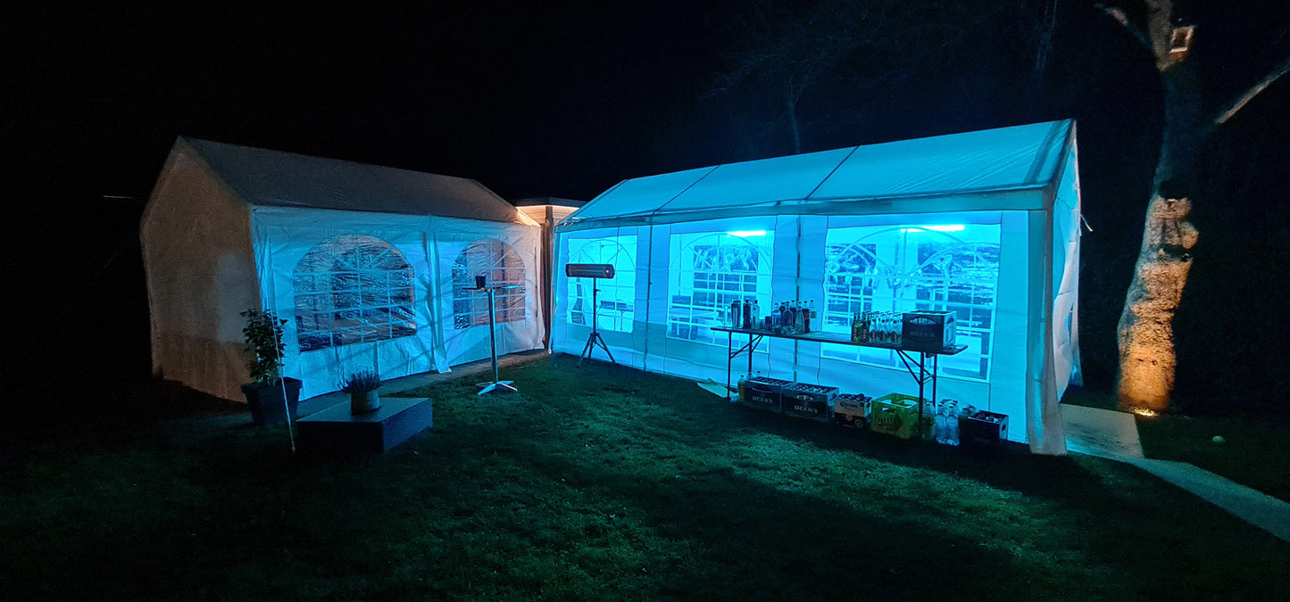 LED Lightbar mit RGB Funktion MIETEN Zeltbeleuchtung