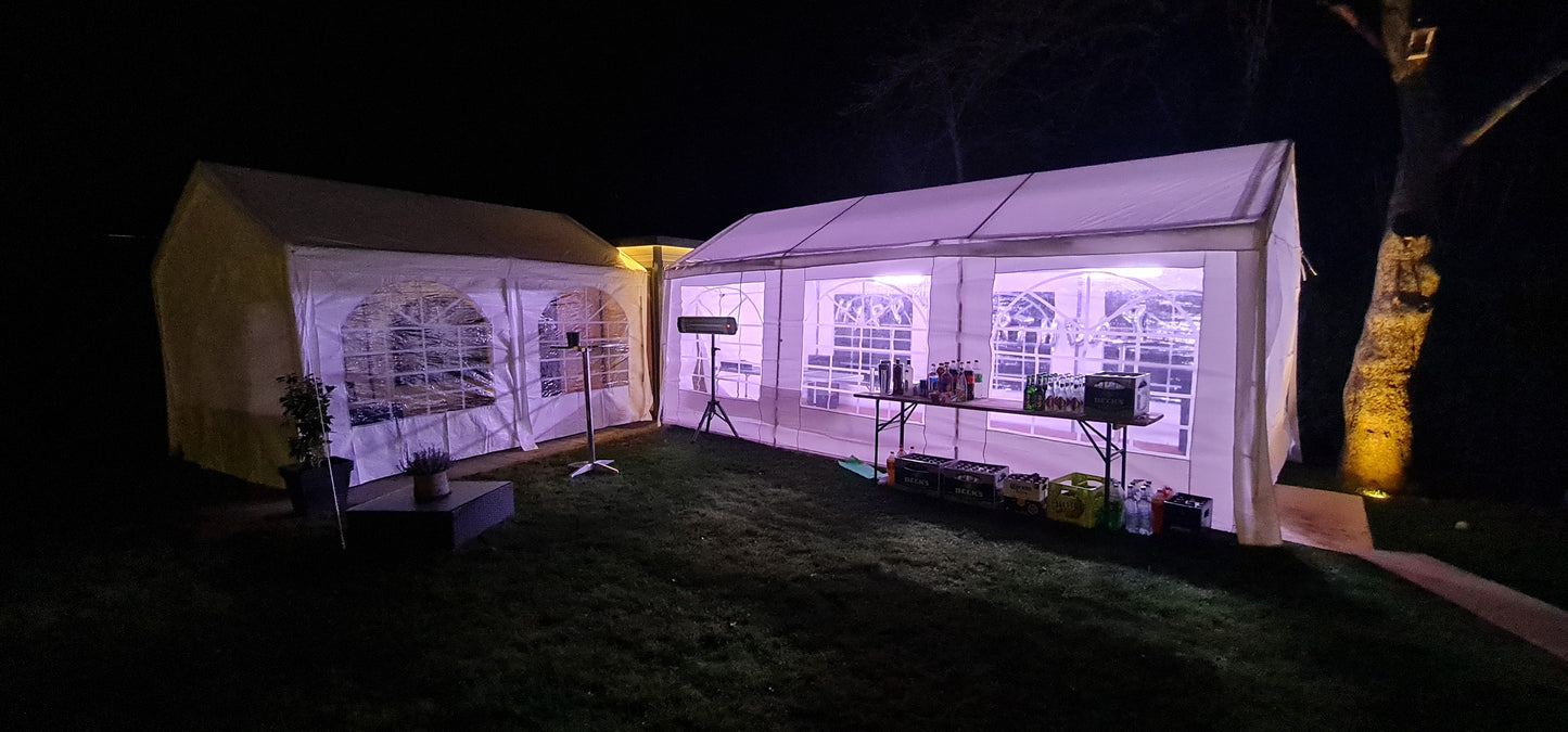 LED Lightbar mit RGB Funktion MIETEN Zeltbeleuchtung