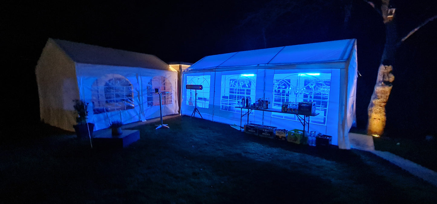 LED Lightbar mit RGB Funktion MIETEN Zeltbeleuchtung