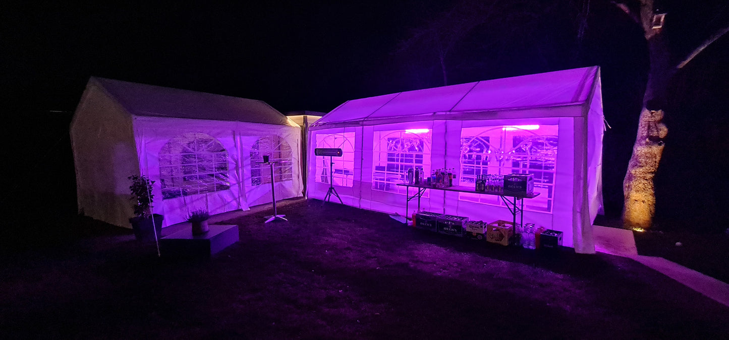 LED Lightbar mit RGB Funktion MIETEN Zeltbeleuchtung