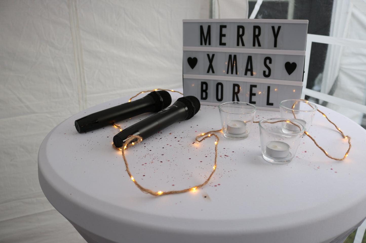 2x Mikrofon für großen Lautsprecher Funk Klinke MIETEN