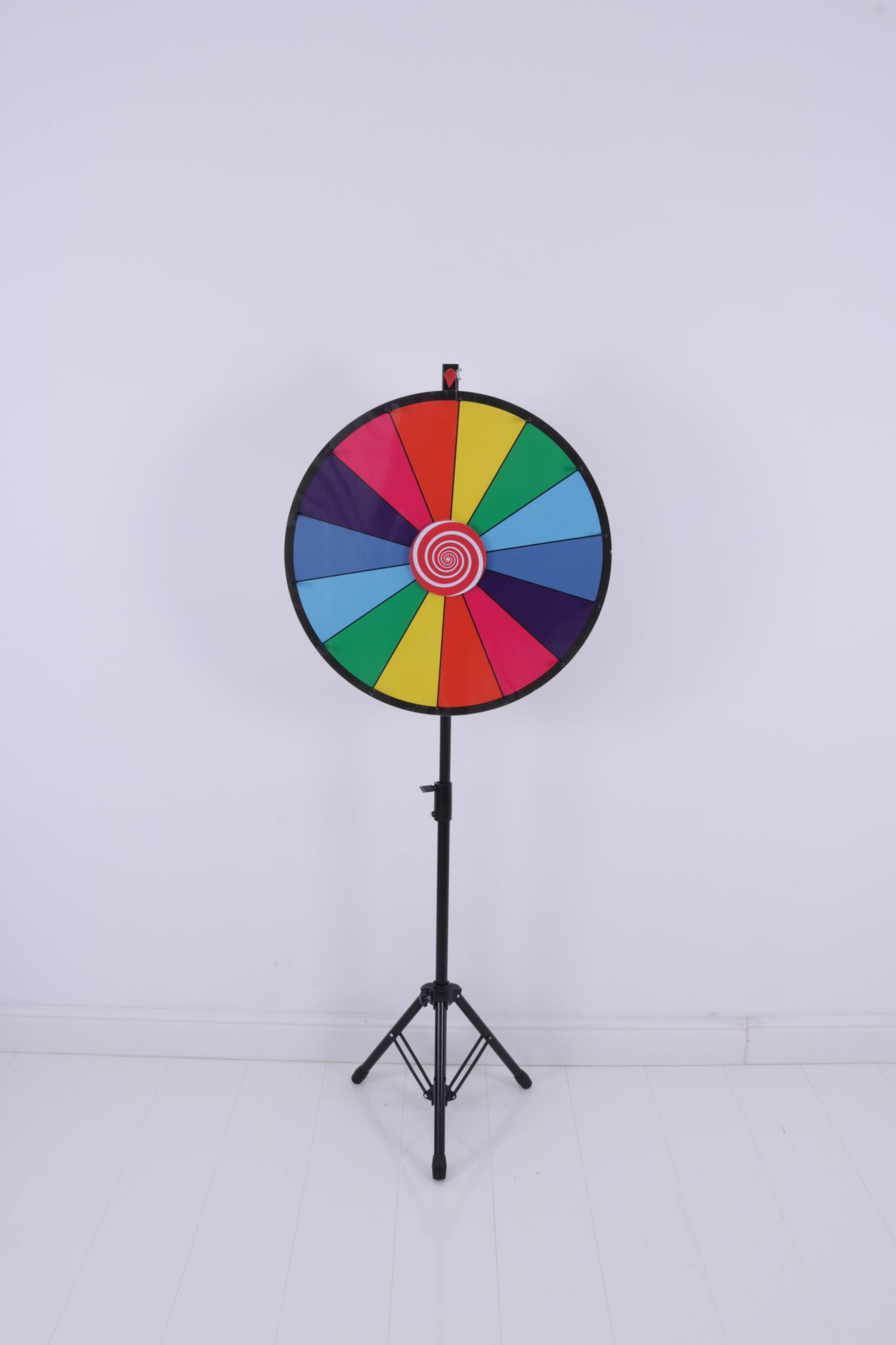 Professionelles Glücksrad beschreibbar aus Holz MIETEN Eröffnung