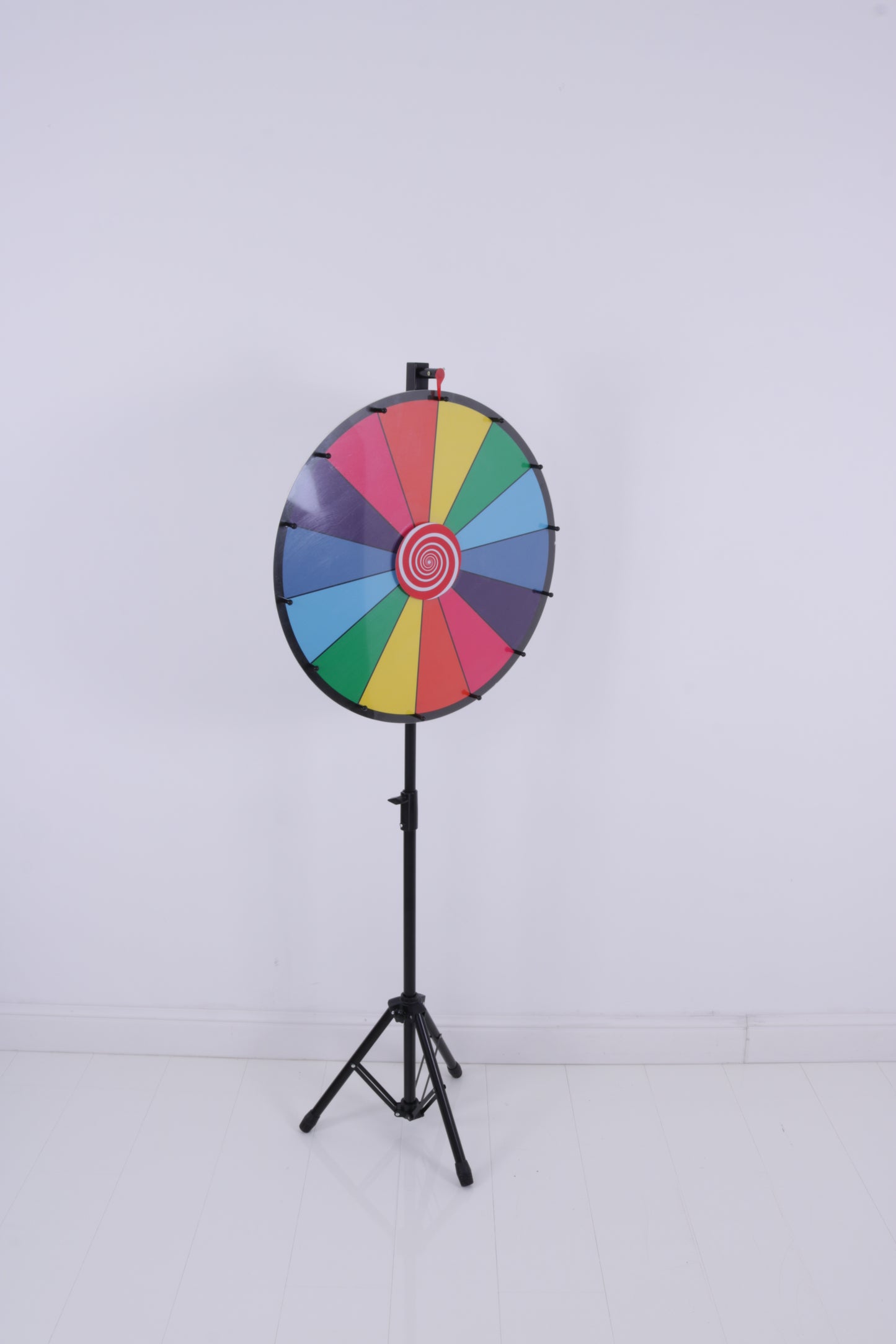 Professionelles Glücksrad beschreibbar aus Holz MIETEN Eröffnung