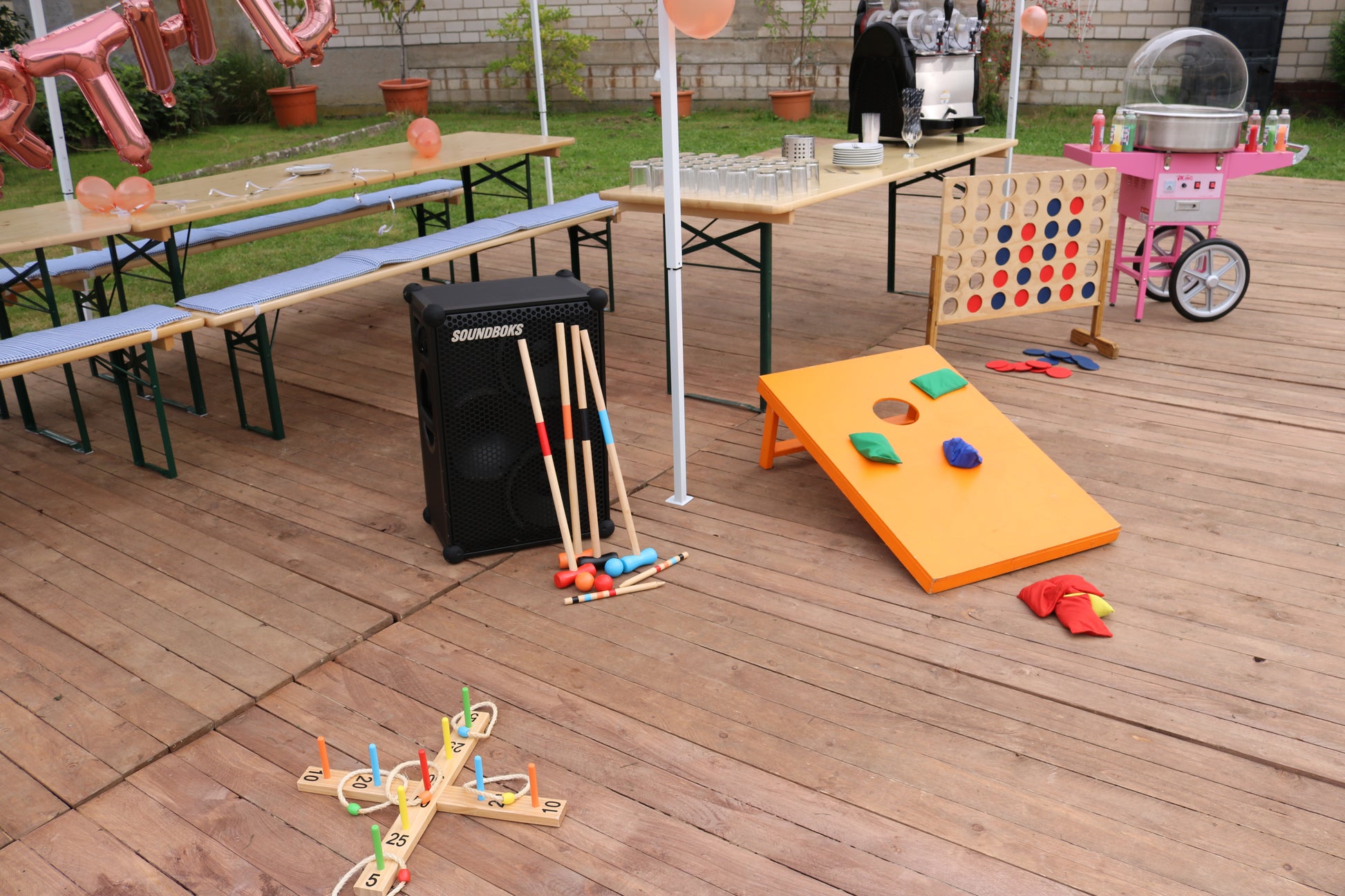 Bild von Krocket MIETEN Hochzeit Spiel Kinder Geburtstag Trauung