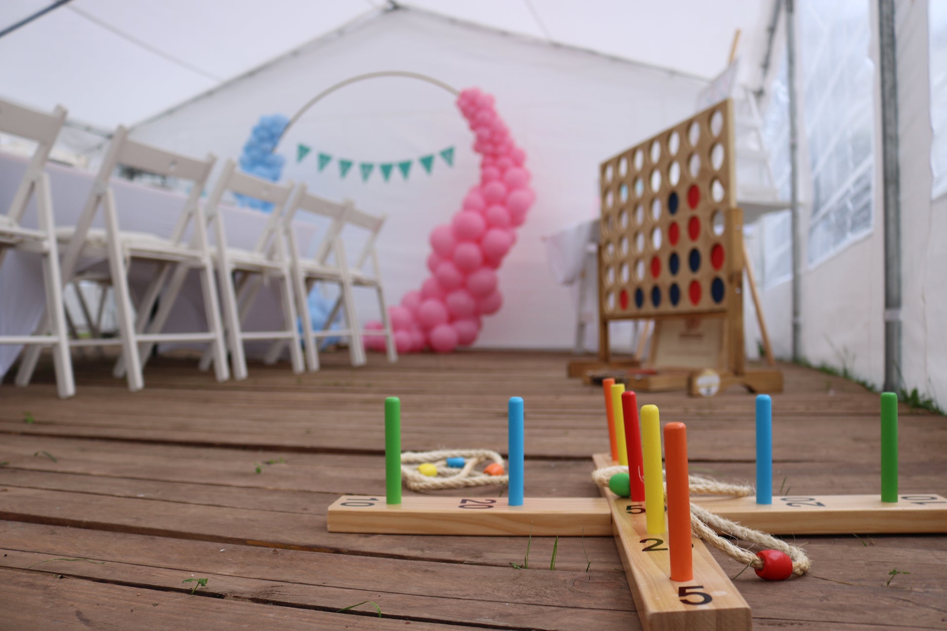 Bild von Ringwurf MIETEN Hochzeit Spiel Kinder Geburtstag Trauung