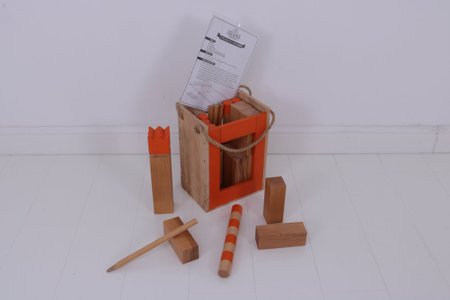 Wikingerschach / Kubb MIETEN Spiel Kinder Geburtstag