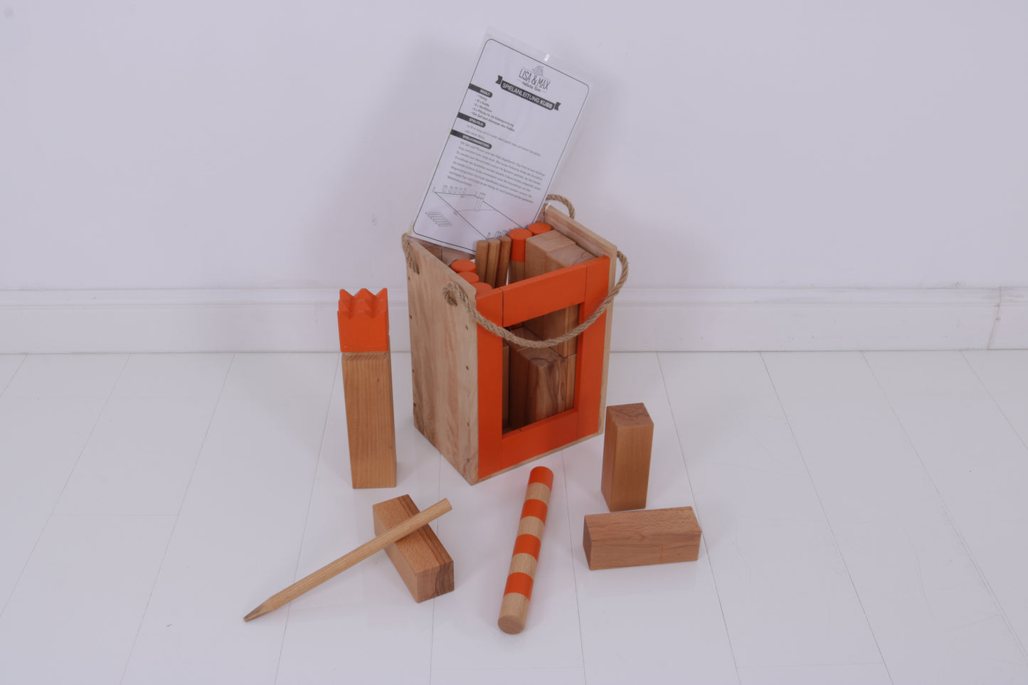 Wikingerschach / Kubb MIETEN Spiel Kinder Geburtstag