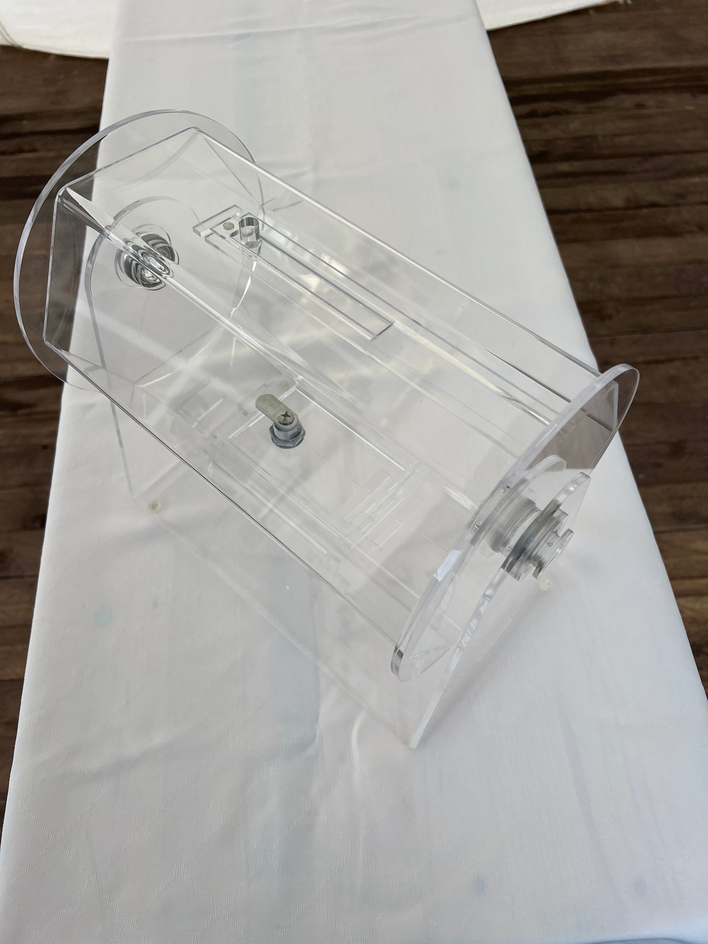 Transparente Lostrommel Tombola MIETEN Spiel Kinder Geburtstag