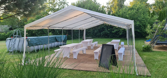Bild von Zeltboden Holz (Preis pro QM) MIETEN Tanzboden Zeltboden Eventboden